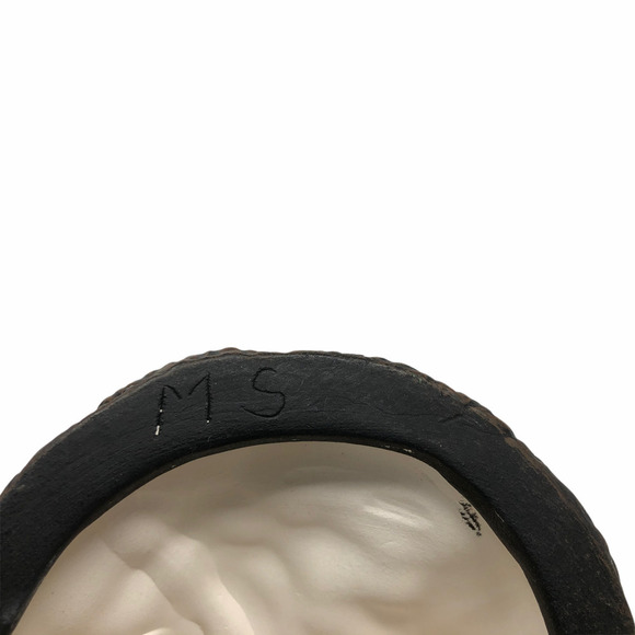 Vintage Porcelain Money Coin Gnome Figure Figurine Mystical Mythical Artist Sign - Picture 2 of 9